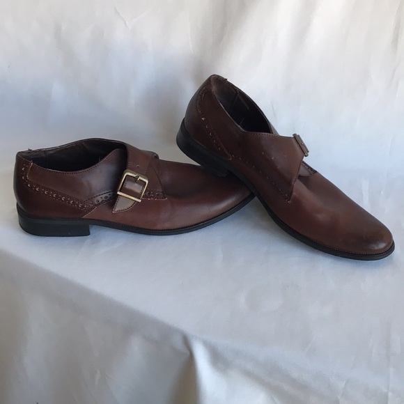 Men’s brown monk strap dress shoes, size 8.5 - Picture 9 of 9